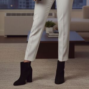 Schutz Black suede ankle boots 7.5